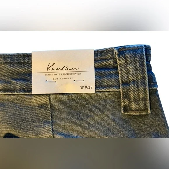 Kansan Avery Cargo‎ Jeans NWT Women’s Size 9/28 Blue Y2K Style - Picture 5 of 9